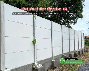 Tổng Hợp Mẫu Hàng Rào Bê Tông Nhẹ T8 N-EPS