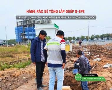 Hướng Dẫn Thi Công Hàng Rào Lắp Ghép Bê Tông Nhẹ Tại Hà Nội