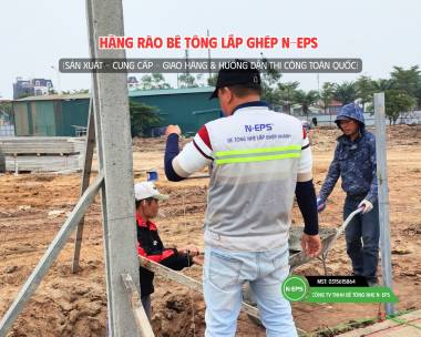 Hướng Dẫn Thi Công Hàng Rào Lắp Ghép Bê Tông Nhẹ Tại Hà Nội