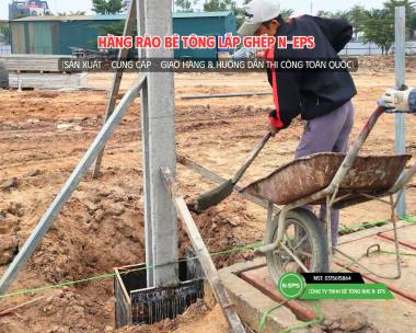 Hướng Dẫn Thi Công Hàng Rào Lắp Ghép Bê Tông Nhẹ Tại Hà Nội