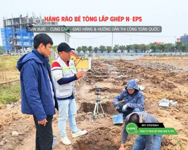 Hướng Dẫn Thi Công Hàng Rào Lắp Ghép Bê Tông Nhẹ Tại Hà Nội