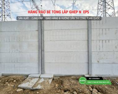 Hàng Rào Lắp Ghép Tại Nghệ An Cho Trạm Biến Áp Siêu Dài