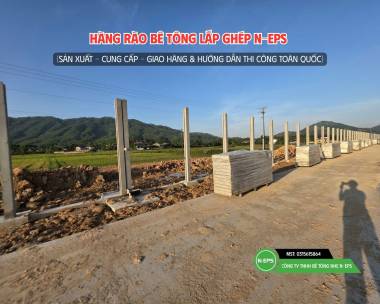 Hàng Rào Lắp Ghép Tại Nghệ An Cho Trạm Biến Áp Siêu Dài