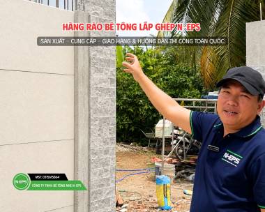 Công Trình Hàng Rào Bê Tông Nhẹ Tại Bình Dương