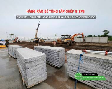 Hàng Rào Lắp Ghép Tấm Bê Tông Nhẹ Tại Hải Phòng