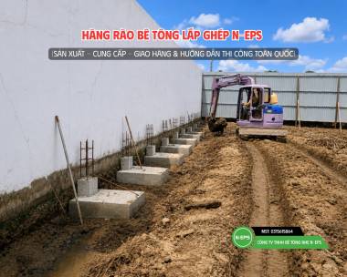 Hàng Rào Bê Tông Đúc Sẵn Ở Nhà Bè