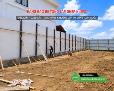 Hàng Rào Bê Tông Đúc Sẵn Ở Nhà Bè