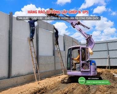 Hàng Rào Bê Tông Đúc Sẵn Ở Nhà Bè