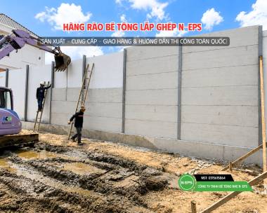 Hàng Rào Bê Tông Đúc Sẵn Ở Nhà Bè