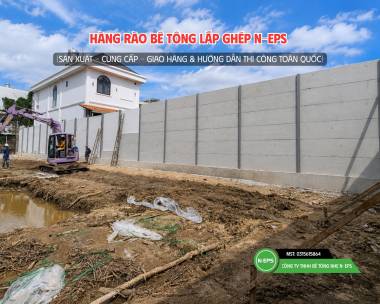 Hàng Rào Bê Tông Đúc Sẵn Ở Nhà Bè