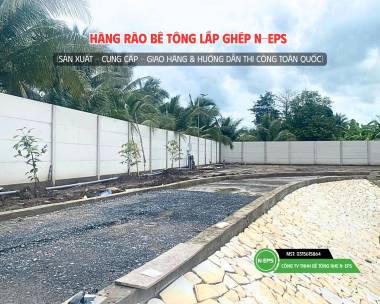 Hàng Rào Bê Tông Lắp Ghép Tại Vĩnh Long 