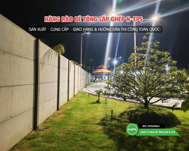 Hàng Rào Bê Tông Lắp Ghép Tại Vĩnh Long 