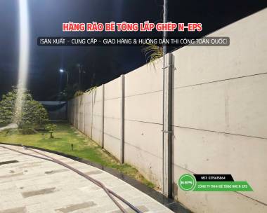 Tổng Hợp Mẫu Hàng Rào Bê Tông Nhẹ T8 N-EPS