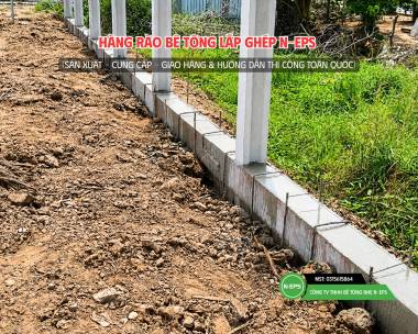 Hàng Rào Bê Tông Lắp Ghép Tại Vĩnh Long 