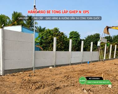 Hàng Rào Bê Tông Lắp Ghép Tại Vĩnh Long 