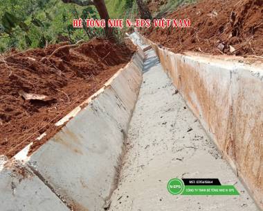 Bờ mương lắp ghép bê tông 