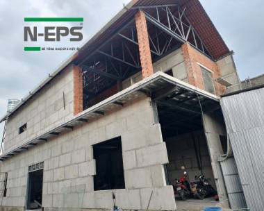 Nhà 2 tầng bê tông nhẹ tại Đồng Nai