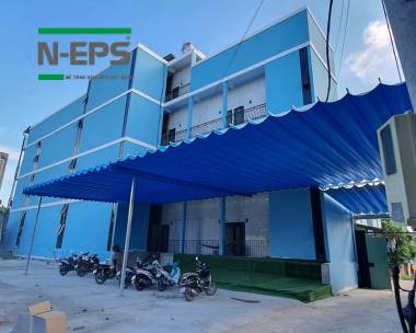 Nhà trọ 4 tầng sử dụng bê tông nhẹ N-EPS tại Quận 12, TP HCM