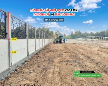 Mẫu Hàng Rào Bê Tông Lắp Ghép Kiểu Thoáng