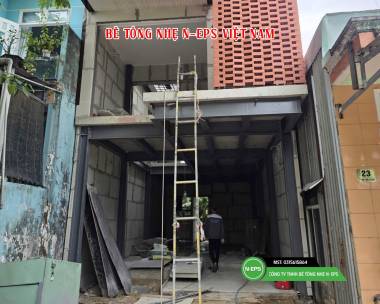 Tường Bê Tông Nhẹ Cho Nhà Phố Tại Quảng Nam