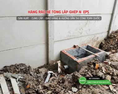 Tường Rào Bê Tông Nhẹ Tại Cần Thơ Cao 3M
