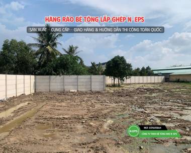 Tường Rào Bê Tông Nhẹ Tại Cần Thơ Cao 3M